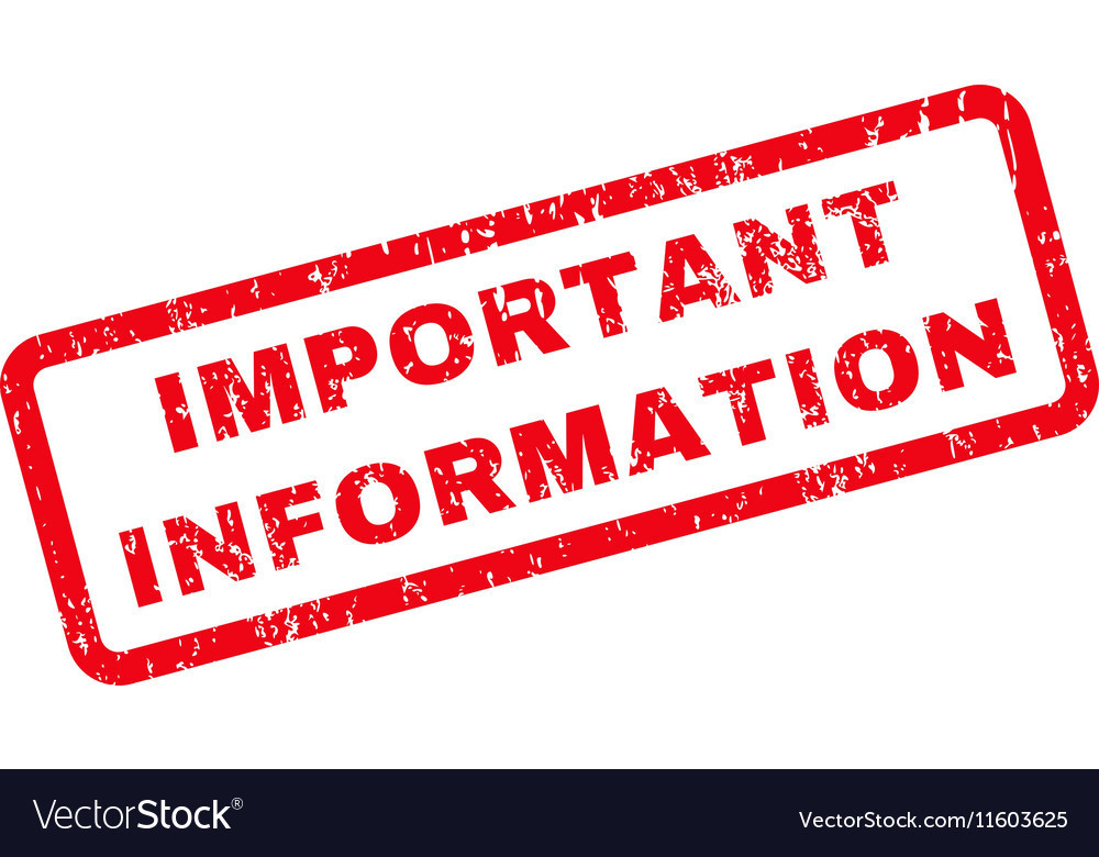 Importatn Information
