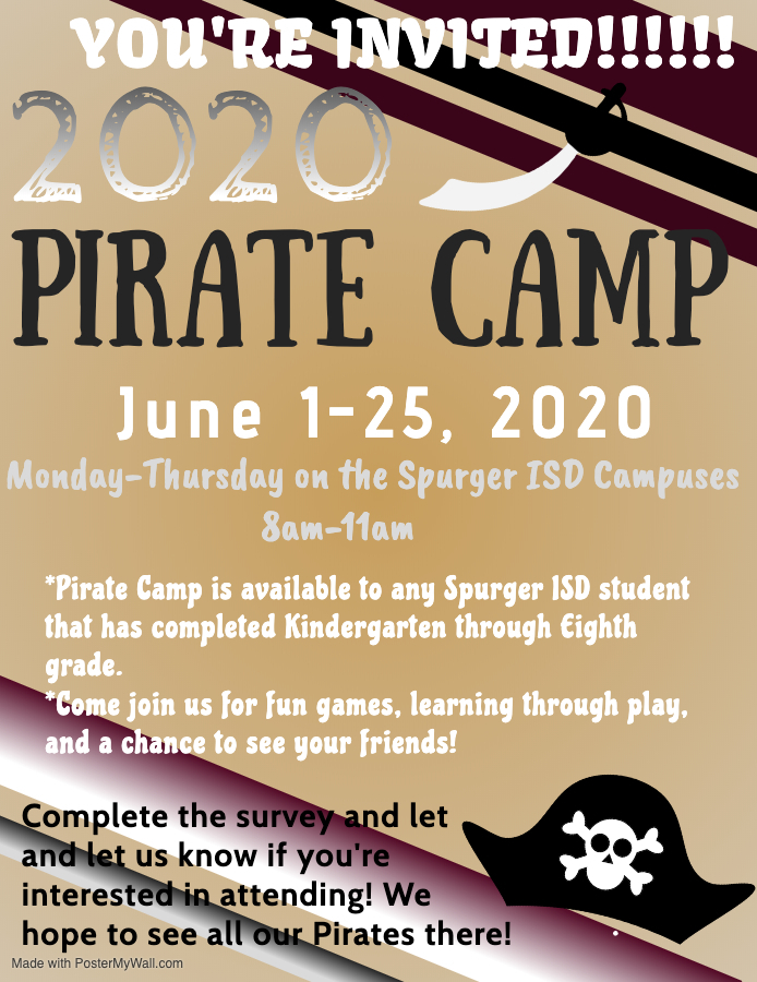 Pirate Camp Flyer