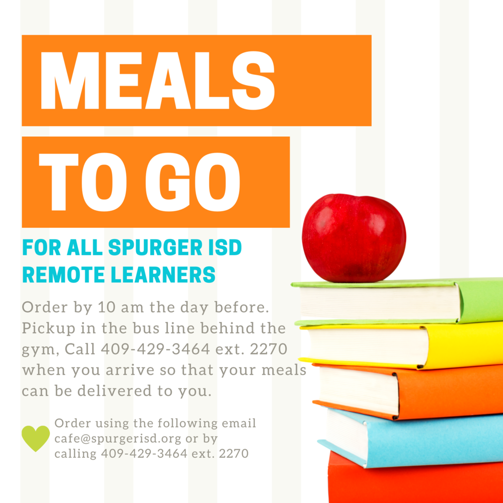 Meals to go!